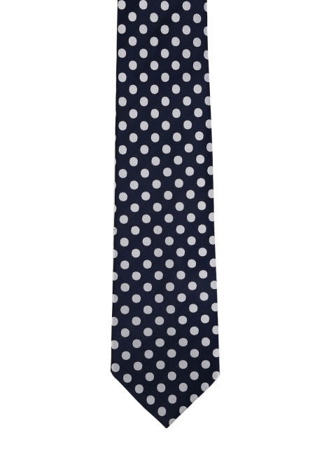 

Calvadoss Blue & White Woven Design Broad Tie