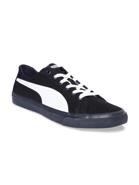 

Puma Men Navy Blue Rap Low Knit IDP Sneakers