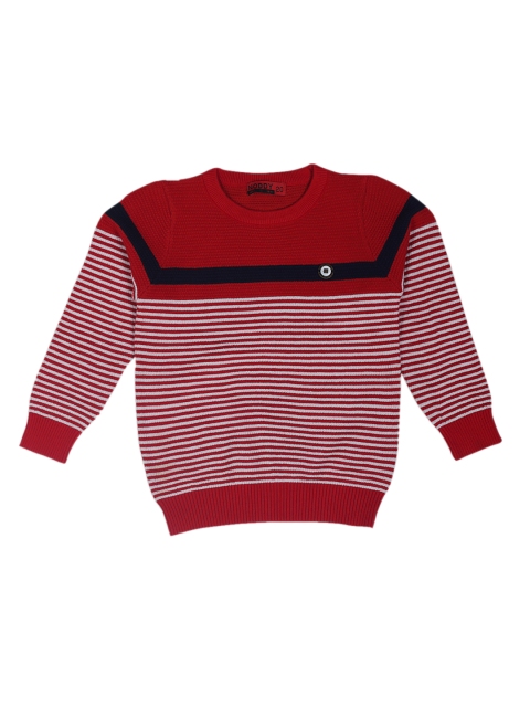

Noddy Boys Red & White Striped Sweater