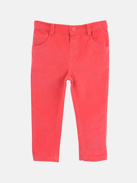 

Beebay Girls Orange Regular Fit Solid Regular Trousers
