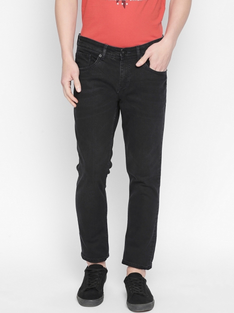 

Basics Men Black Regular Fit Low-Rise Clean Look Stretchable Jeans