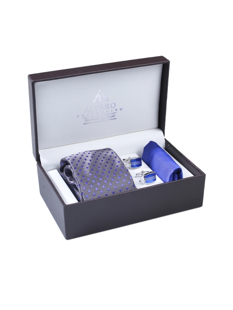 

Alvaro Castagnino Men Multicoloured Accessory Gift Set, Grey