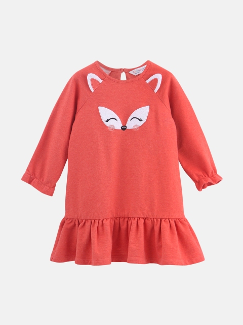 

Beebay Girls Orange T-shirt Dress