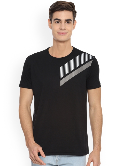 

Allen Solly Sport Men Black Solid Round Neck T-shirt