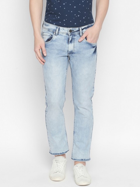 

Basics Men Blue Regular Fit Low-Rise Clean Look Stretchable Jeans