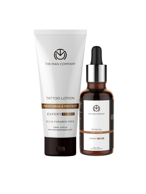 

THE MAN COMPANY Men Tattoo Care Combo, White