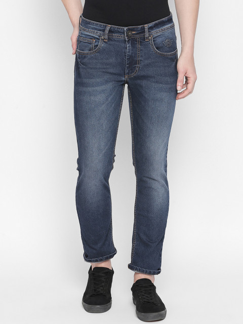 

Basics Men Blue Regular Fit Low-Rise Clean Look Stretchable Jeans