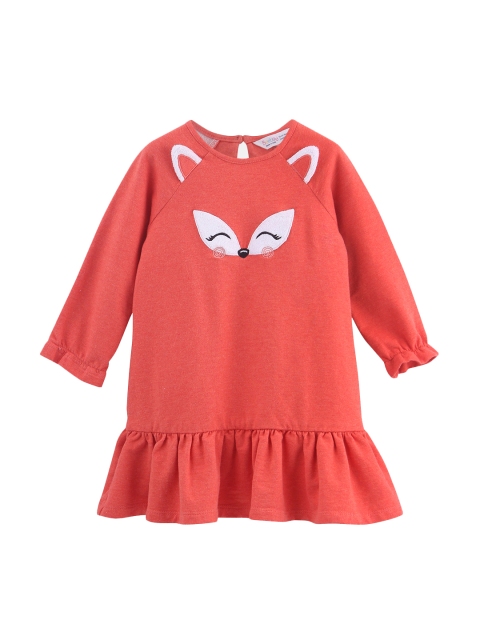

Beebay Girls Orange T-shirt Dress