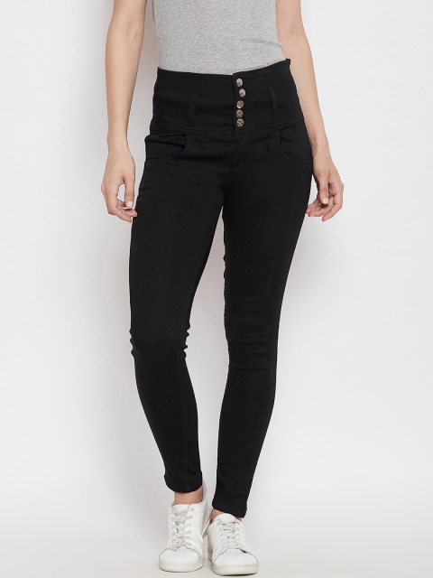 

Nifty Women Black Slim Fit High-Rise Clean Look Stretchable Jeans