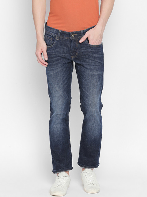 

Basics Men Navy Blue Skinny Fit Low-Rise Clean Look Stretchable Jeans