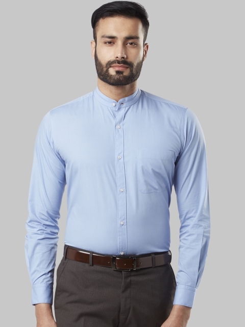 

Raymond Men Blue Regular Fit Solid Formal Shirt