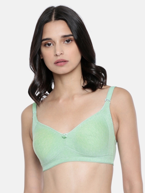 

Lady Love Green Solid Non-Wired Non Padded Minimizer Bra LLBR2014