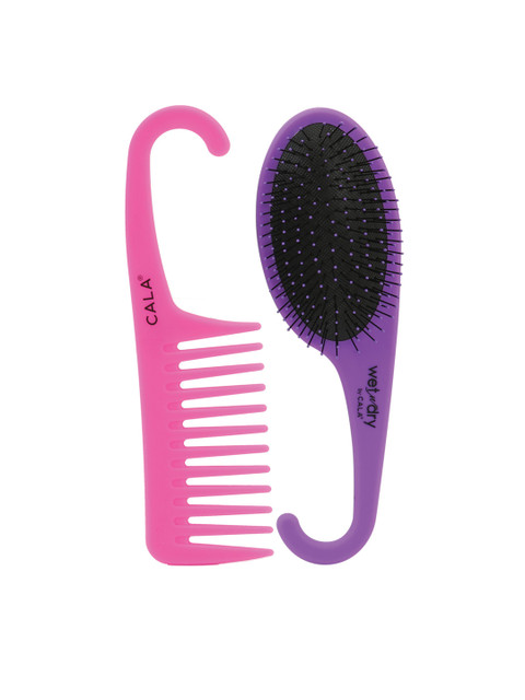 

Cala Set of 2 Detangling Shower Hair Comb, Multi