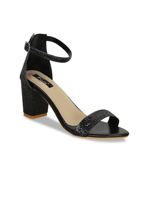 

Kielz Women Black Solid Sandals