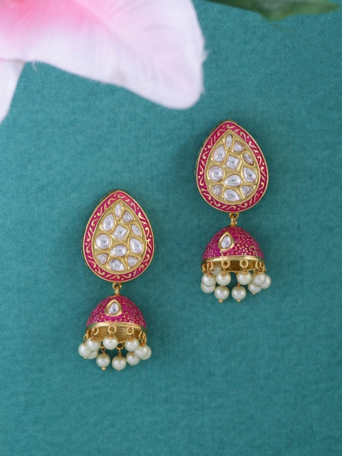 

Tistabene Gold-Toned Contemporary Jhumkas