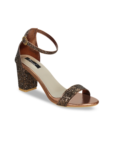 

Kielz Women Copper-Toned Solid Sandals