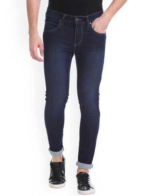 

RUF & TUF Men Blue Slim Fit Mid-Rise Clean Look Jeans