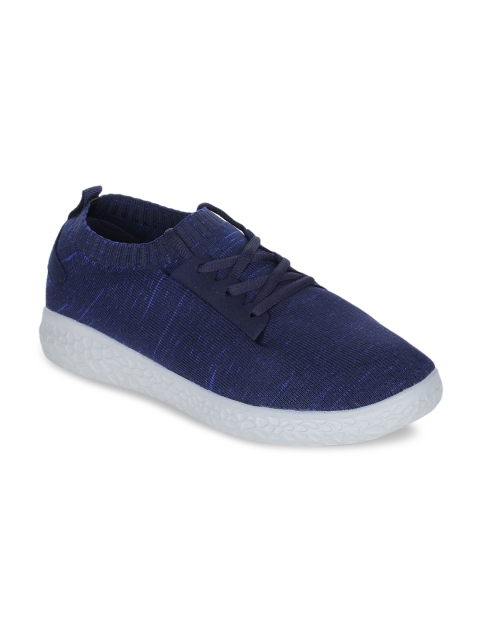 

OFF LIMITS Men Navy Blue Mesh Mid-Top Training or Gym Shoes
