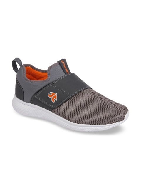 

OFF LIMITS Men Grey Mesh Mid-Top Training or Gym Shoes