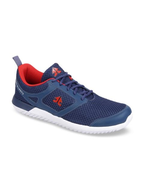 

OFF LIMITS Men Navy Blue Mesh Mid-Top Training or Gym Shoes