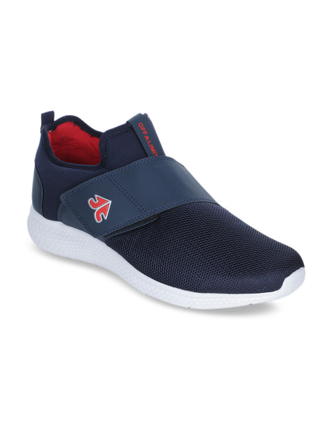 

OFF LIMITS Men Navy Blue Mesh Mid-Top Training Shoes