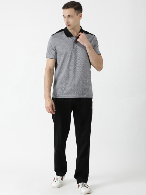 

Monte Carlo Men Grey & Black Solid Track Suit