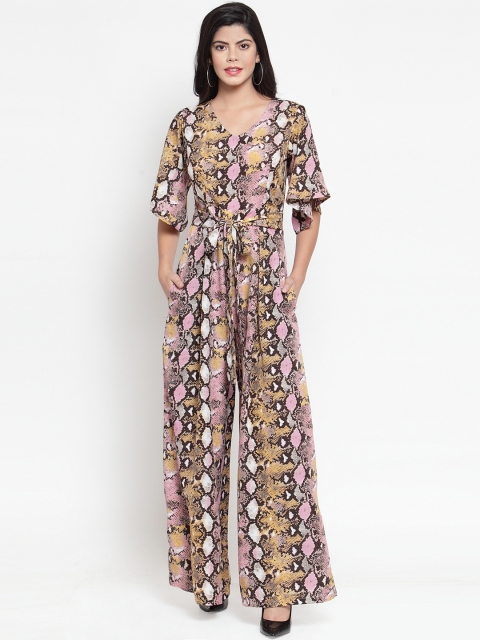 

Just Wow Women Multicolor Printed Basic Jumpsuit, Multi