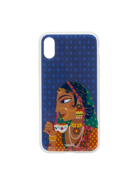 

Chumbak Blue Royal Rani Printed 3D iPhone X Case