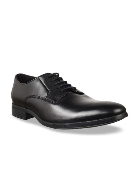 

Clarks Men Black Leather Derbys
