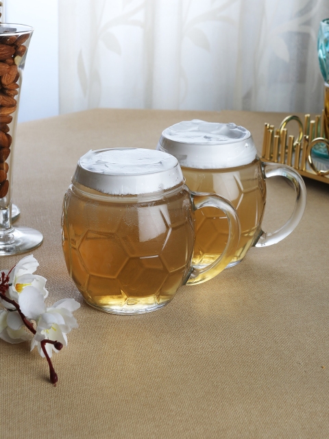 

Borgonovo Set of 2 Transparent Beer Mug 500 ml