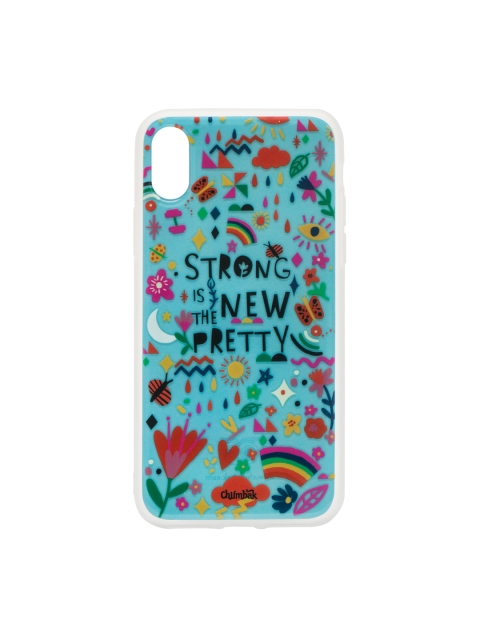 

Chumbak Teal Blue Strong Is The New Pretty Printed 3D iPhone X Case
