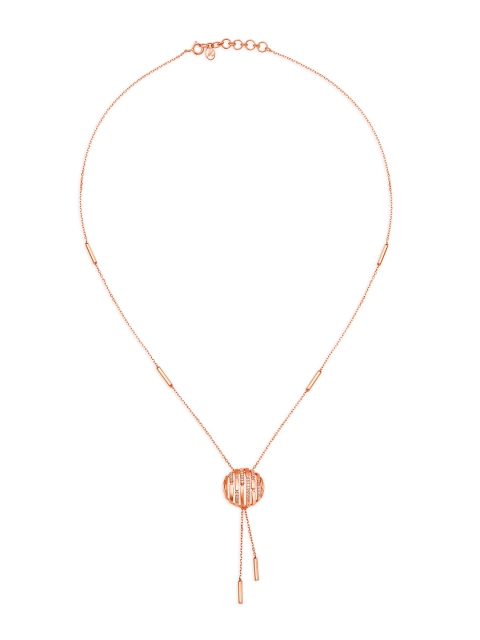 

Mia by Tanishq 14KT Rose Gold Diamond Necklace
