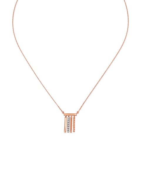 

Mia by Tanishq 14KT Yellow and Rose Gold Diamond Necklace