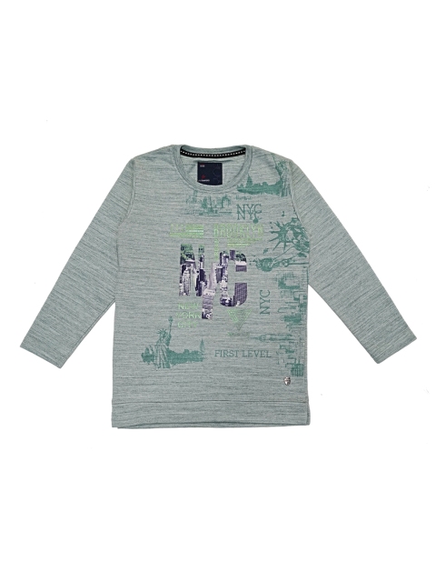 

Lil Tomatoes Boys Grey & Green Printed Sweatshirt