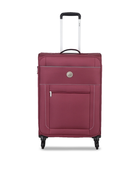 

DELSEY Unisex Purple Soft Medium Trolley Bag