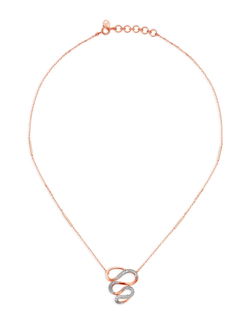 

Mia by Tanishq 14KT Rose Gold Diamond Necklace