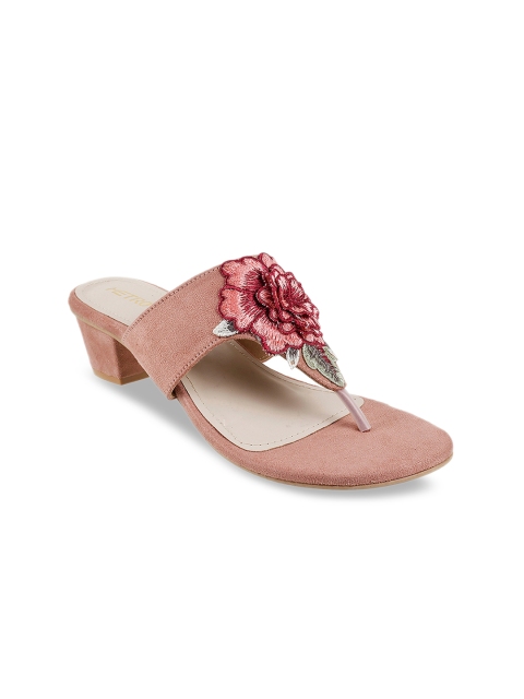 

Metro Women Peach-Coloured Solid Heels