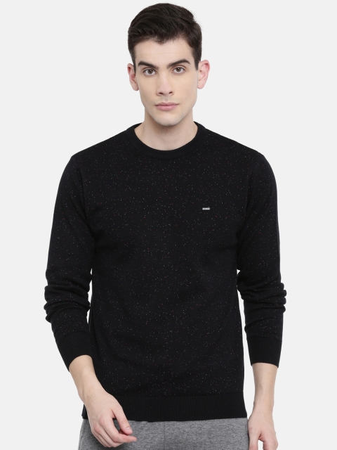 

Proline Men Black Solid Sweater