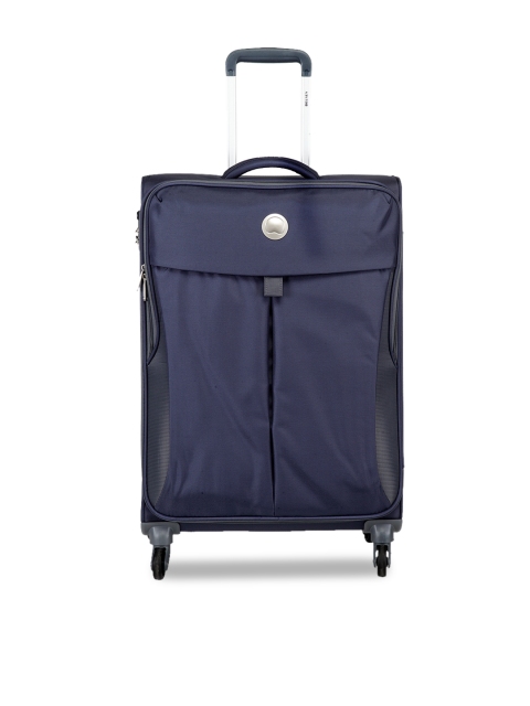 

DELSEY Unisex Blue Soft Medium Trolley Bag