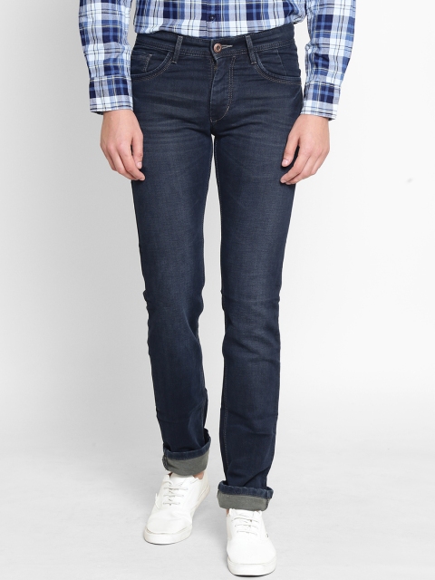 

Crimsoune Club Men Navy Blue Slim Fit Mid-Rise Clean Look Jeans