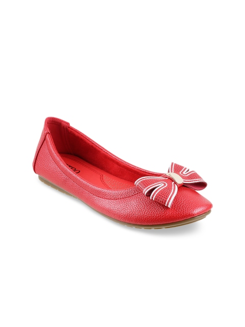 

Metro Women Red Solid Ballerinas