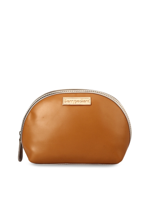 

Berrypeckers Tan Brown Solid Clutch