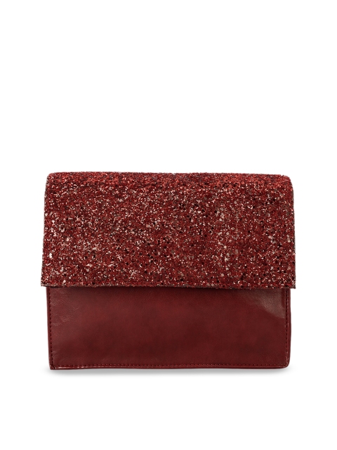 

Berrypeckers Maroon Embellished Sling Bag