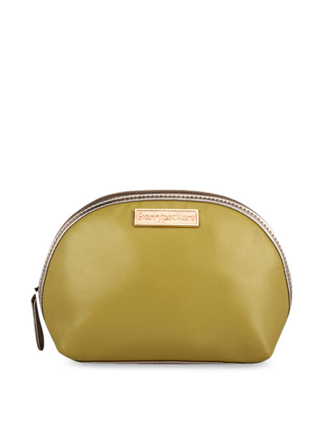 

Berrypeckers Green Solid Clutch