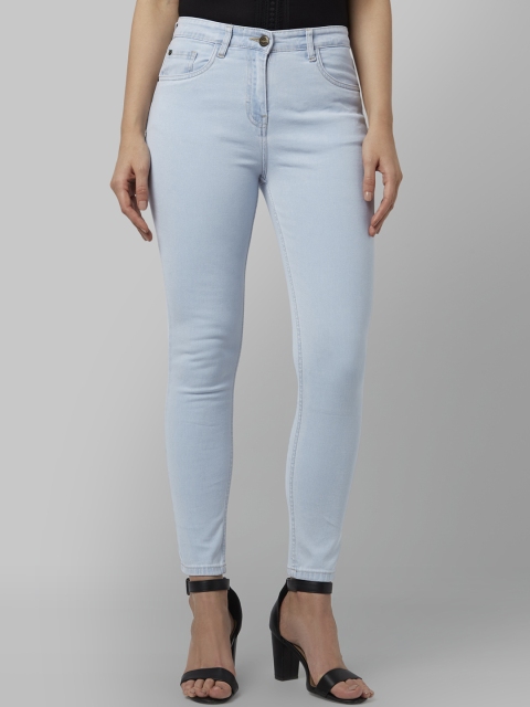 

Park Avenue Woman Blue Skinny Fit Mid-Rise Clean Look Jeans