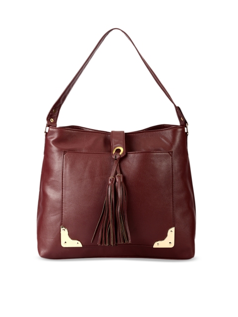 

Berrypeckers Maroon Solid Handheld Bag