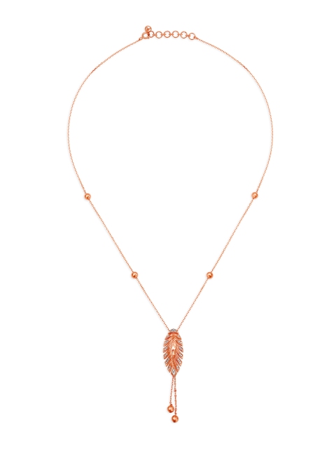 

Mia by Tanishq 14KT Rose Gold Diamond Necklace