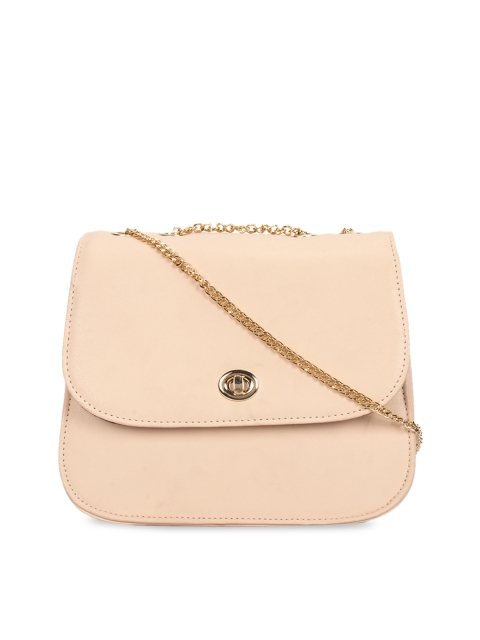 

Berrypeckers Women Beige Solid Sling Bag