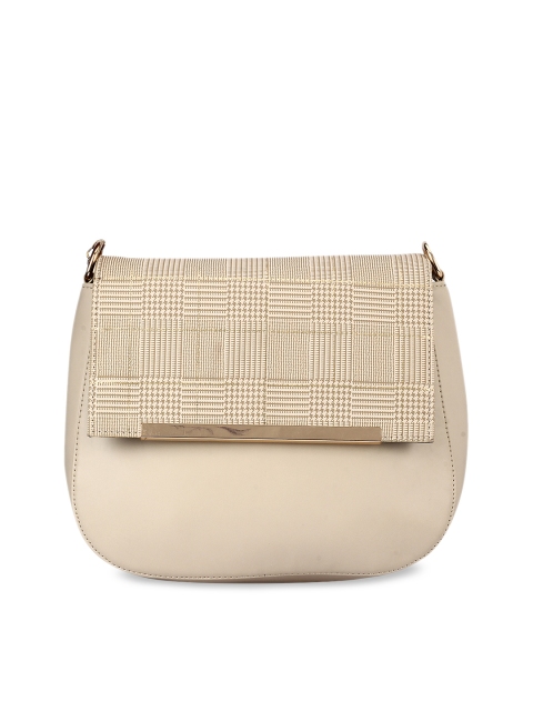 

Berrypeckers Beige Checked Sling Bag