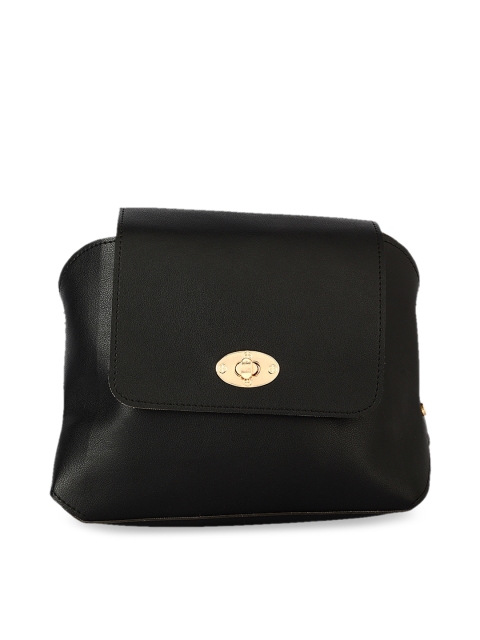 

Berrypeckers Black Solid Sling Bag